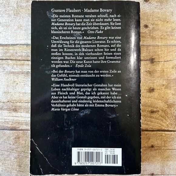 Flaubert Madame Bovary Paperback Book - Picture 2 of 4